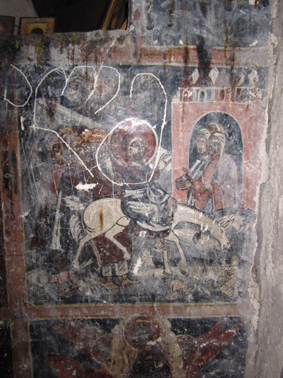 Maghalaant church frescoes, Kartli, Georgia