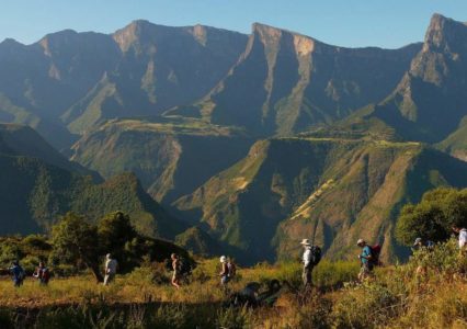 Hiking tour in Ethiopia with John Graham Tours. Simien mountains national park.