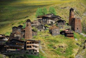 Traveling through the Kakheti, Tusheti, and Kazbegi regions of East Georgia on a cultural tour of sights and sounds and tastes. Organized by John Graham Tours.