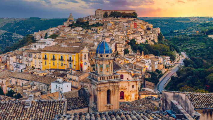 Ragusa Ibla view Sicily