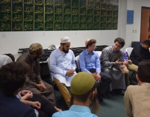 Jerusalem Peacebuilders event participants interacting.