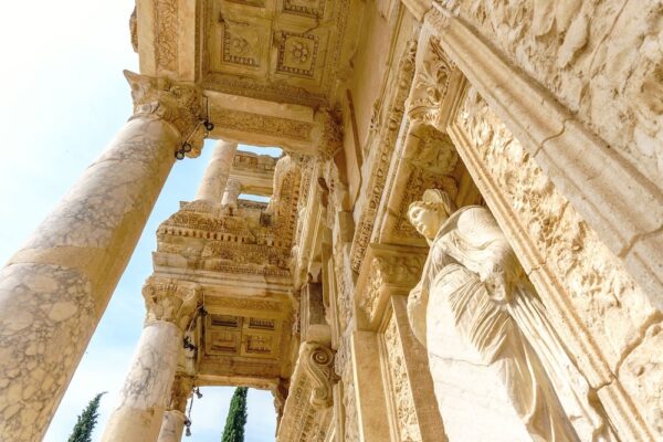 Ephesus facade of Celsus library